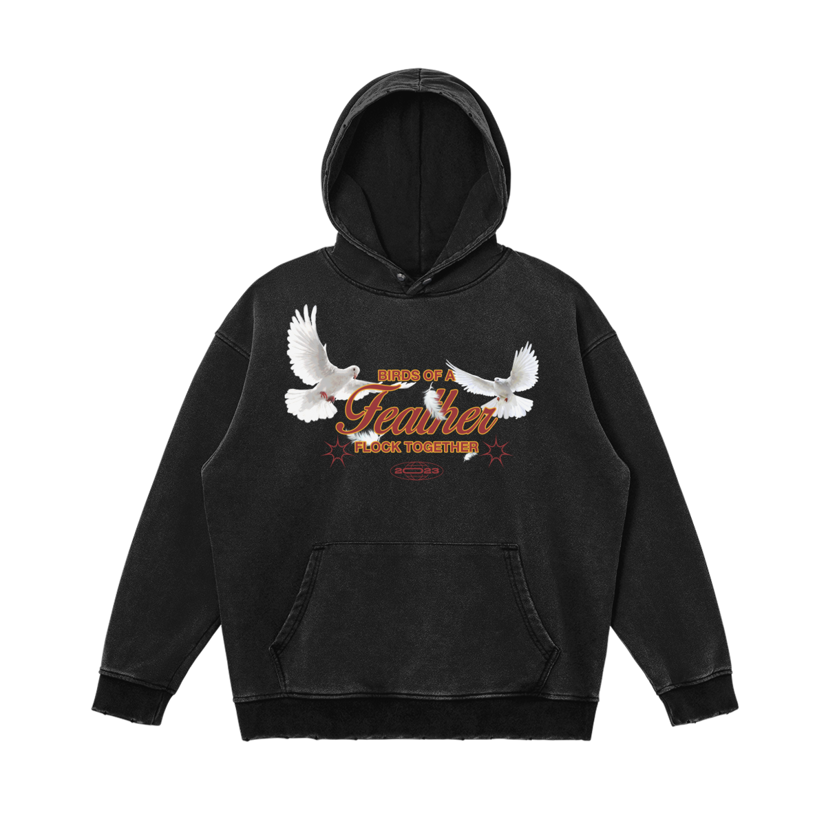 Birds of a Feather Washed Hoodie