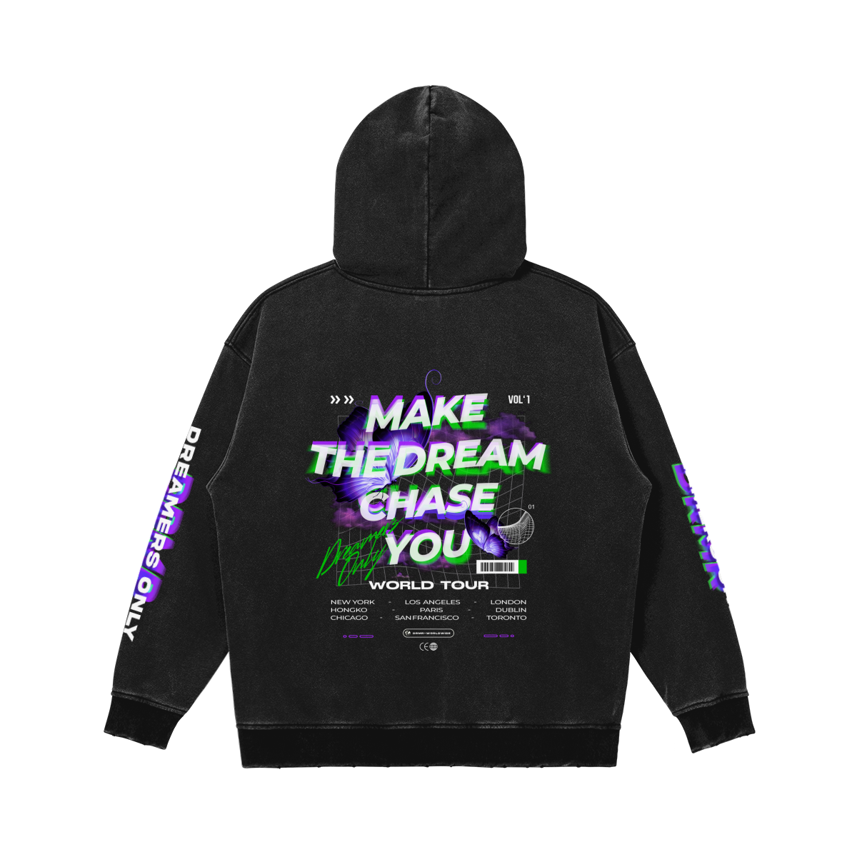 "Dreams Chase You" Heavy Hoodie