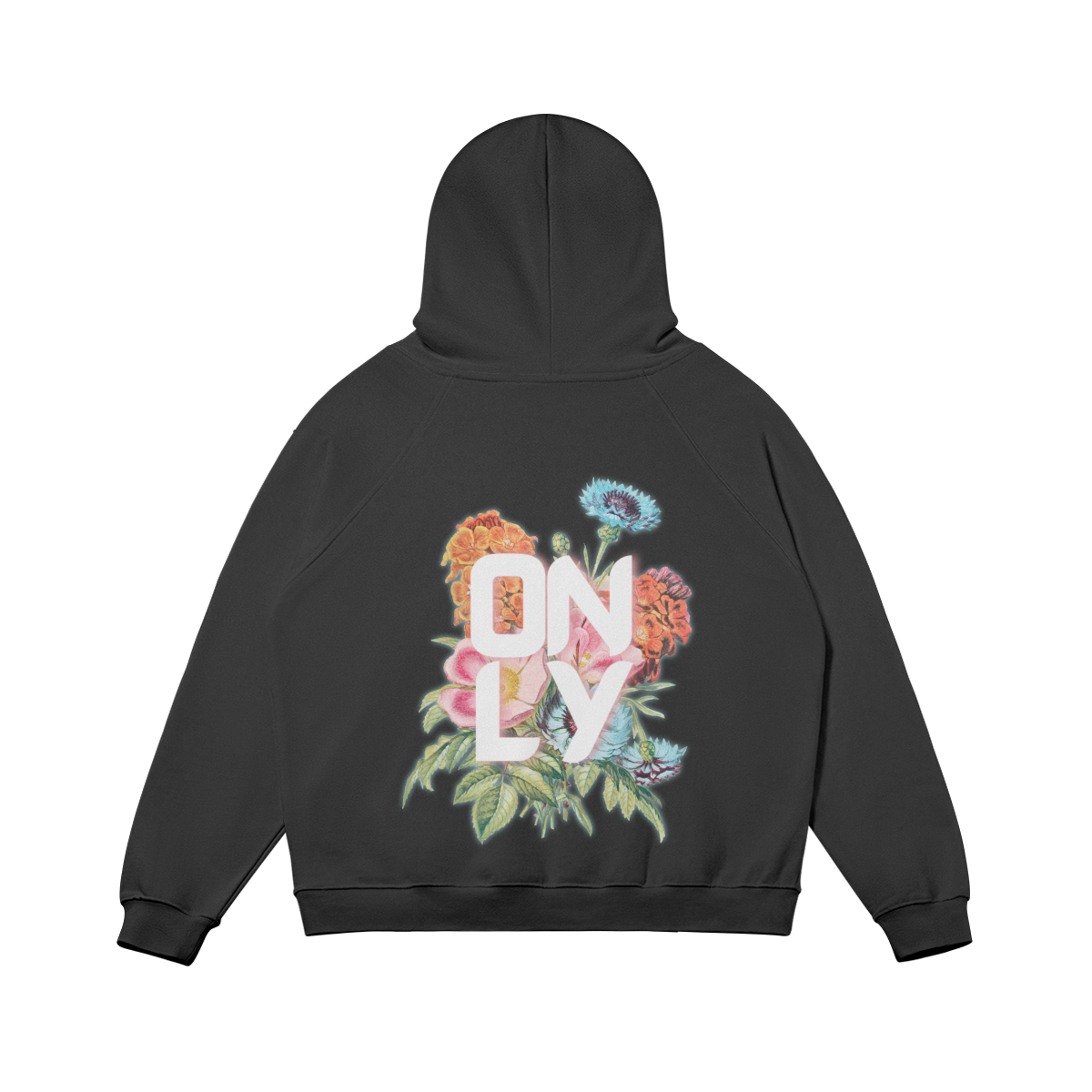 Floral ONLY Fleece Hoodie