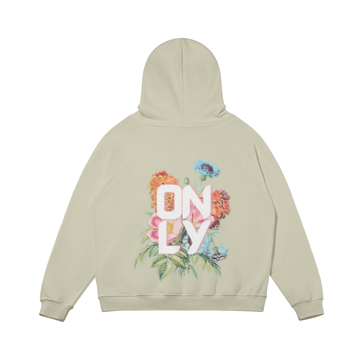 Floral ONLY Fleece Hoodie