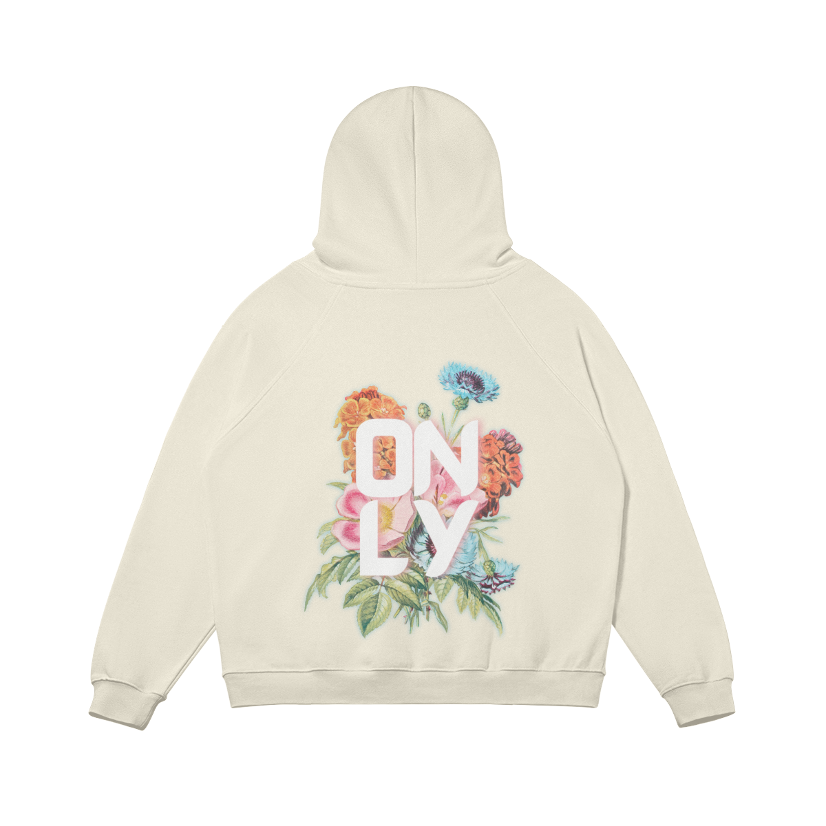Floral ONLY Fleece Hoodie