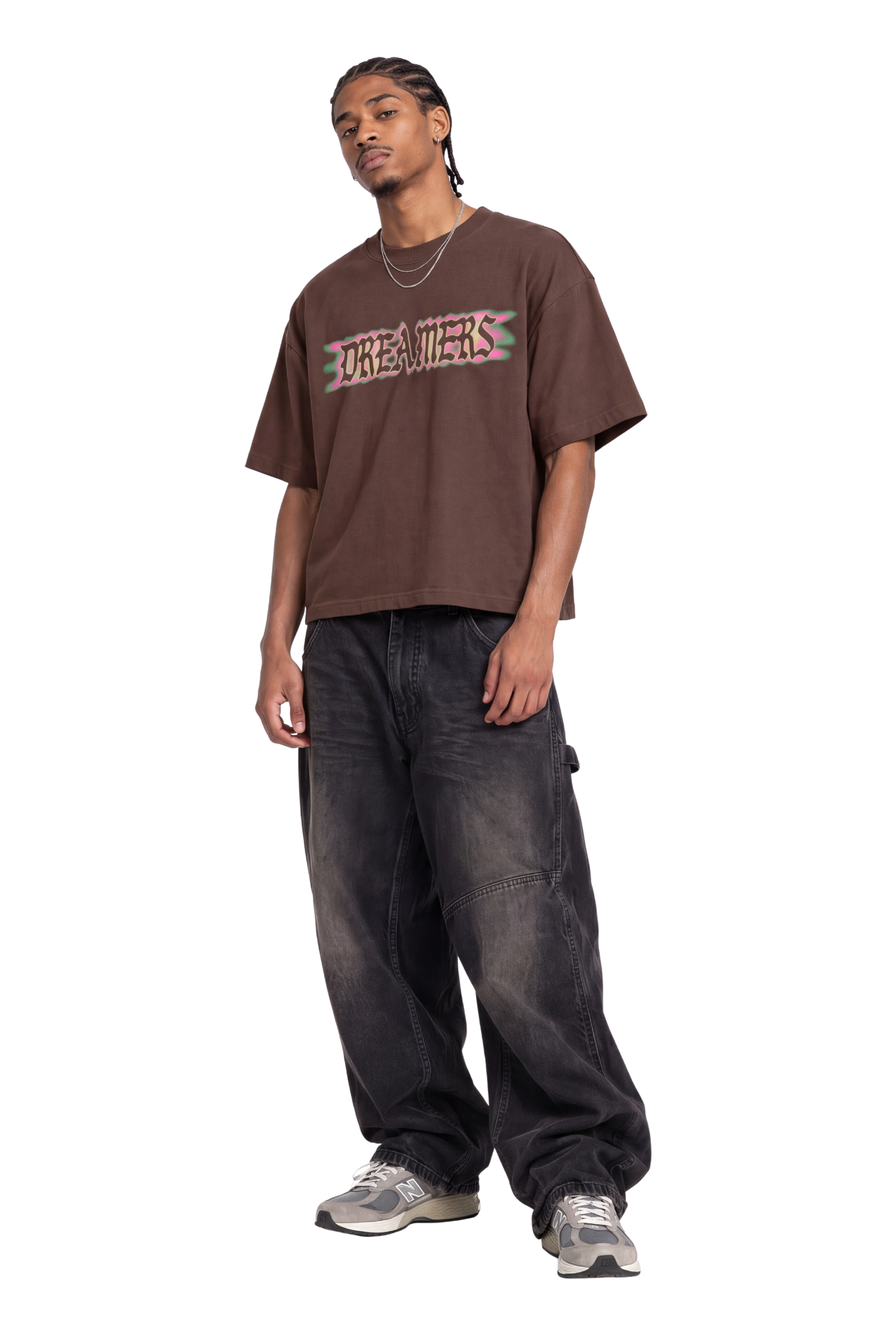 Don't Just Dream Tee Dark Brown