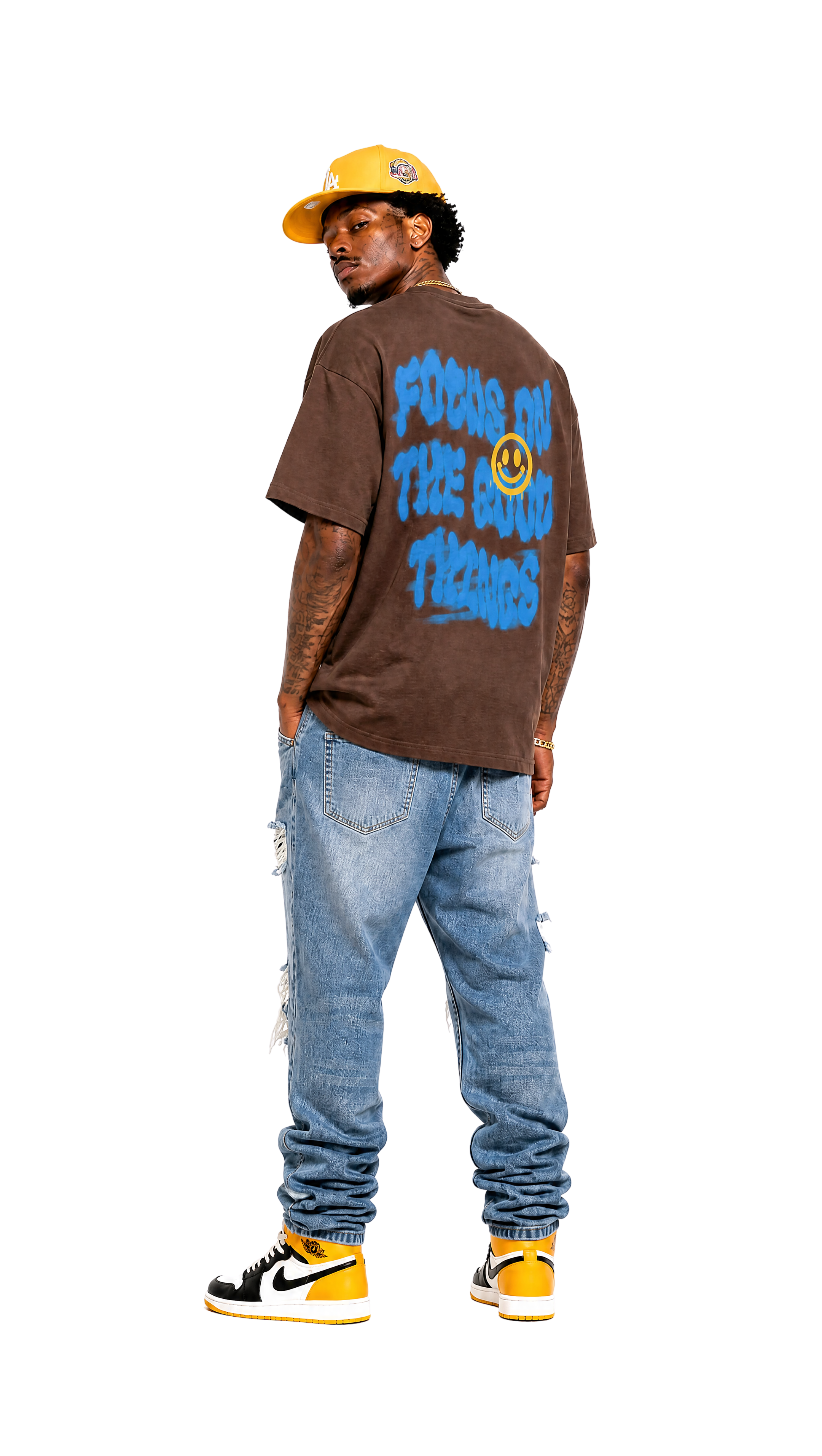 Dreamers Focus Tee Dark Brown