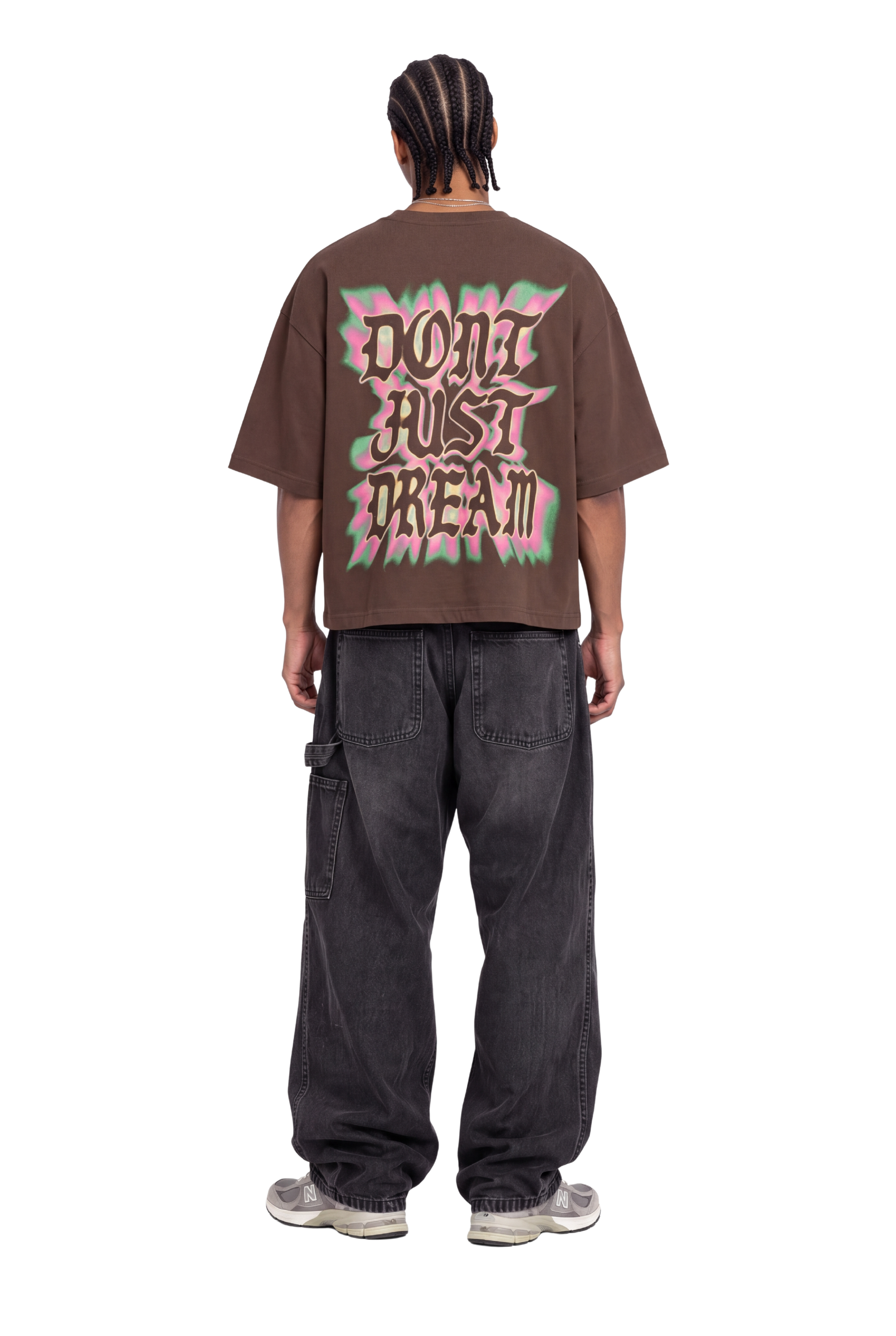 Don't Just Dream Tee Dark Brown